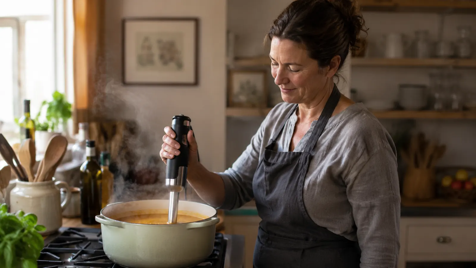 I Hated Making Soup Until I Tried an Immersion Blender