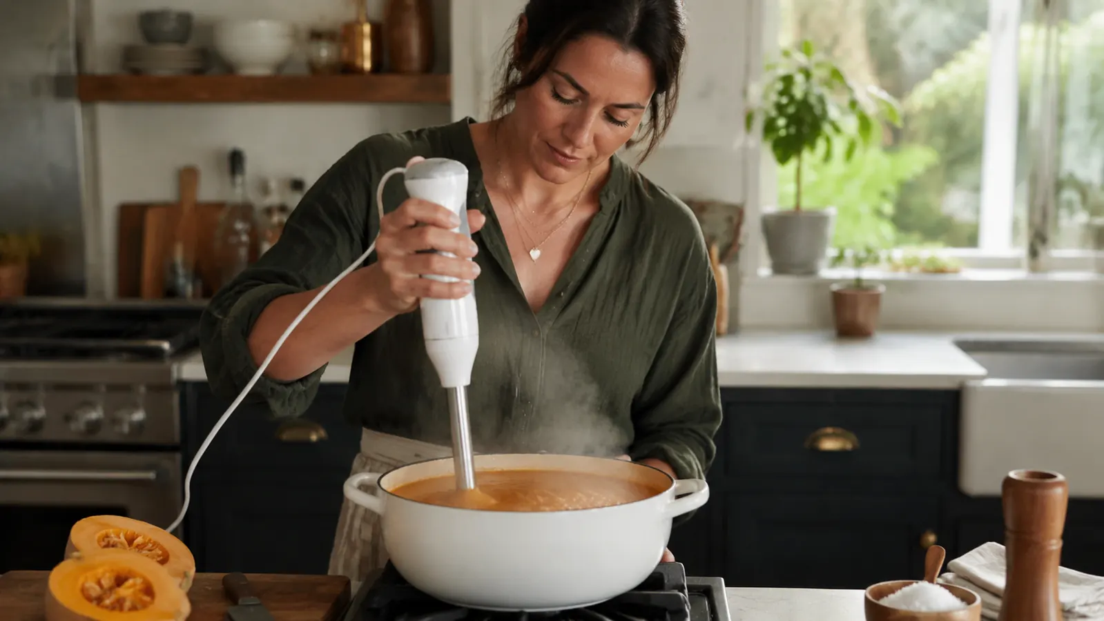 How to Make Restaurant-Quality Creamy Soups with an Immersion Blender