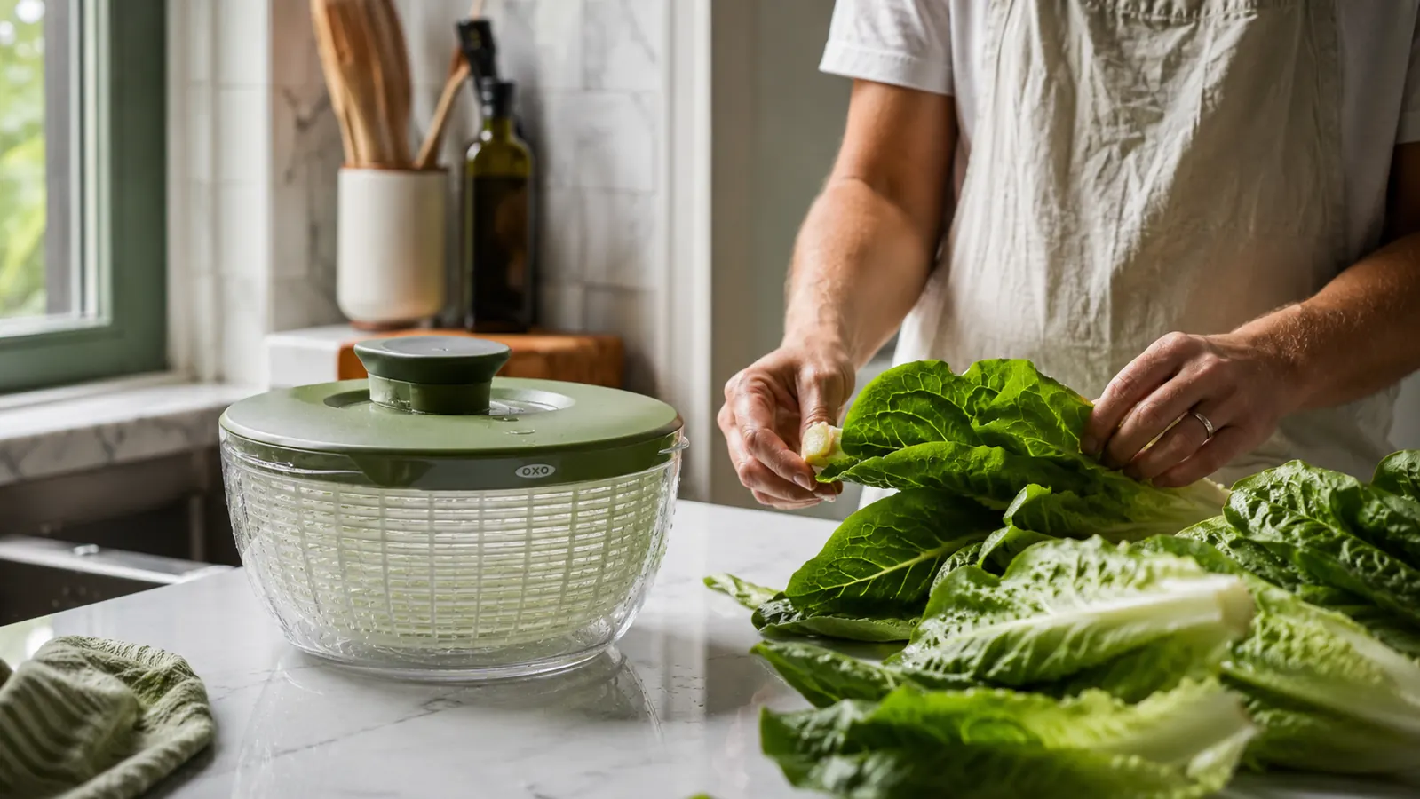 OXO Salad Spinner vs Cuisinart Salad Spinner: Which Dries Greens Better?